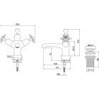 Смеситель для умывальника Burlington Birkenhead Regent BIR6