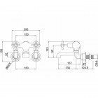 Смеситель Burlington Claremont Regent CLR24