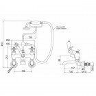 Смеситель Burlington Claremont Regent CLR21