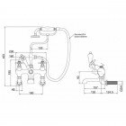Смеситель Burlington Claremont CL21