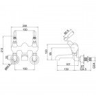 Смеситель Burlington Kensington Regent KER26