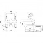 Смеситель Burlington Kensington KE26