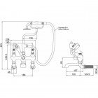 Смеситель Burlington Kensington KE21