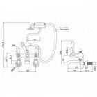 Смеситель Burlington Kensington Regent KER17