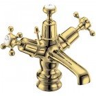 Смеситель для умывальника Burlington Gold Claremont Regent CLR4GOL