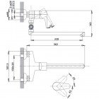 Смеситель универсальный Edelform Brass BR18102
