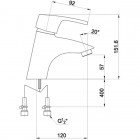 Смеситель для раковины Timo Beverly 0051F green