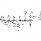 Смеситель для акриловых ванн Edelform Ivory IV5810