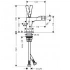 Смеситель для биде Hansgrohe Axor Citterio E 36120000