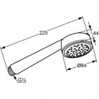 Ручной душ Kludi Zenta 606000500