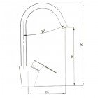 Смеситель для кухни Gro Welle Rube RBE772