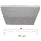 Душевая насадка Teorema Square Standart 195