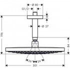 Верхний душ Hansgrohe Raindance Select 27337400