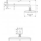 Верхний душ Hansgrohe Raindance E360 Air 27376000