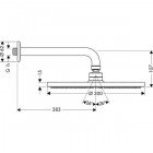 Верхний душ Hansgrohe Raindance Air 27493000