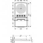 Верхний душ Hansgrohe Raindance Rainfall 28411000