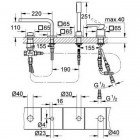 Смеситель для ванны Grohe Lineare 19577000