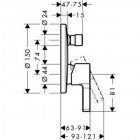 Смеситель Hansgrohe Metris S 31465000