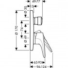 Смеситель Hansgrohe Metropol E 14475000
