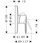 Смеситель Hansgrohe Talis E2 31666000