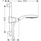 Душевая программа Hansgrohe Raindance E150 AIR 3jet 27897000
