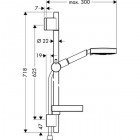 Душевая программа Hansgrohe Raindance S120 AIR 3jet 27886000