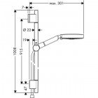 Душевая программа Hansgrohe Raindance S150 Air 3jet 27895000
