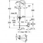 Смеситель для умывальника Grohe Atrio 32647001