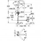 Смеситель для умывальника Grohe Atrio New 32042001