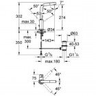 Смеситель для умывальника Grohe Atrio New 32129001