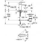 Смеситель для умывальника Grohe Eurostyle Cosmopolitan 23037002