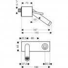 Смеситель для умывальника Hansgrohe Axor Starck X 10074000