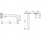 Смеситель для умывальника Hansgrohe Axor Uno 38116000