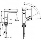Смеситель для умывальника Hansgrohe Axor Urquiola 11020000