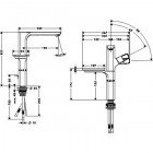 Смеситель для умывальника Hansgrohe Axor Urquiola 11023000