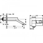 Смеситель для умывальника Hansgrohe Axor Urquiola 11026000