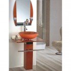 Стеклянная раковина Ledeme L223-37-10