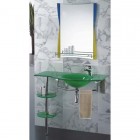 Стеклянная раковина Frap F153-23