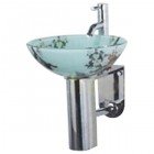 Стеклянная раковина Frap F115-28