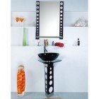 Стеклянная раковина Frap F128-21-13