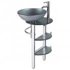 Стеклянная раковина Frap F159-33-34