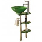 Стеклянная раковина Ledeme L163-52-32