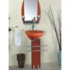 Стеклянная раковина Ledeme L233-10