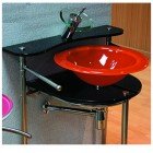 Стеклянная раковина Ledem L152