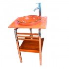 Стеклянная раковина Ledem L105