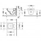 Унитаз подвесной Duravit DuraStyle 2536090000
