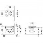 Унитаз Duravit Starck 3 22270900001 подвесной WonderGliss