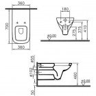 Унитаз VitrA S20 5298B003 подвесной