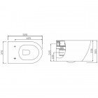 Унитаз подвесной BelBagno Flay BB351B