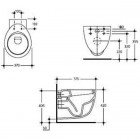 Унитаз Ideal Standard Small+ подвесной